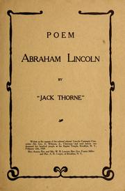 Cover of Poem