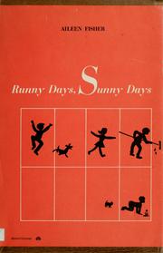 Cover of: Runny days, sunny days, merry verses with silhouettes