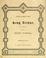 Cover of: Dryden's opera of King Arthur