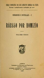 Cover of: Ráusso por homizío: Volume unico