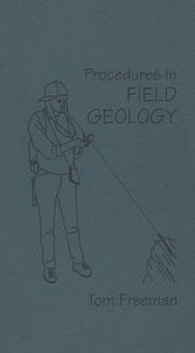 Cover of: Procedures in Field Geology