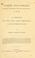 Cover of: Saint Augustine (Aurelius Augustinus, episcopus Hipponiensis). A.D 387-430