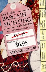 Cover of: Sally Socolich's bargain hunting in the Bay Area: a pocket guide.