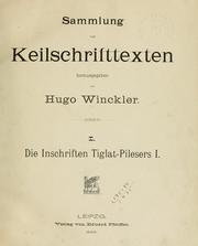 Cover of: Sammlung von Keilschrifttexten by Hugo Winckler