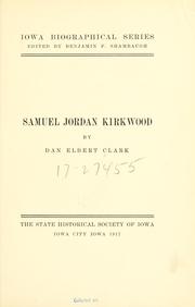 Cover of: Samuel Jordan Kirkwood