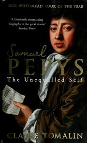 Cover of: Samuel Pepys: the unequalled self
