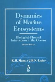 Cover of: Dynamics of marine ecosystems by Mann, K. H., Mann, K. H.