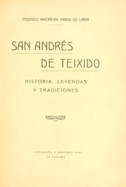 Cover of: San Andrés de Teixido by Federico Maciñeira y Pardo de Lama