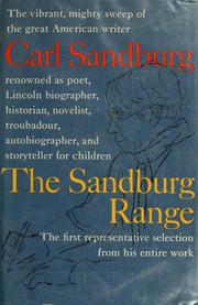 Cover of: The Sandburg range.