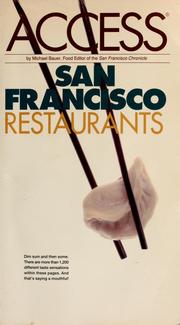 Cover of: San Francisco restaurants access