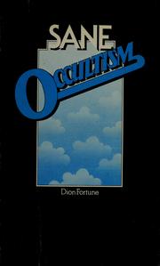 Cover of: Sane occultism by Violet M. Firth (Dion Fortune)