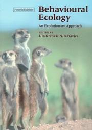 Cover of: Behavioural Ecology by N. B. Davies