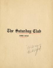 Cover of: Saturday Club.