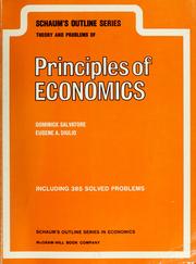 Cover of: Schaum's outline of theory and problems of principles of economics