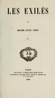 Cover of: Les exilés