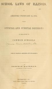 Cover of: School laws of Illinois