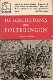 Cover of: Geschiedenis der folteringen