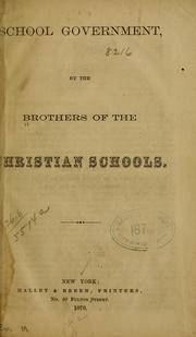 Cover of: School government