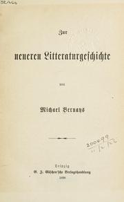 Cover of: Schriften zur Kritik und Litteraturgeschichte