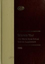 Front cover of Science year by Unknown
