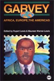 Garvey by Jamaica) International Seminar on Marcus Garvey (1973 Mona