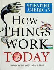 Cover of: Scientific American: how things work today