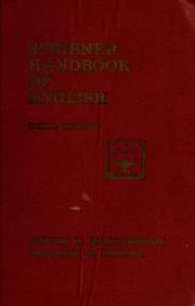 Cover of: Scribner handbook of English
