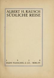 Cover of: Südliche Reise.