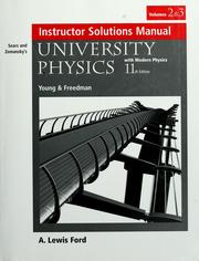 Cover of: Sears and Zemansky's university physics: with modern physics.