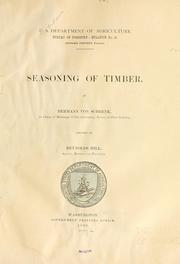 Cover of: Seasoning of timber. | Von Schrenk, Hermann