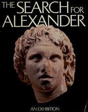 Cover of: The Search for Alexander: an exhibition