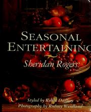 Cover of: Seasonal entertaining