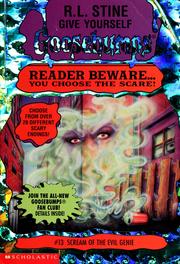 Cover of: Scream of the Evil Genie by R. L. Stine