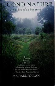 Cover of: Second nature: a gardener's education