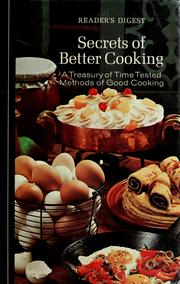 Cover of: Secrets of better cooking. by 