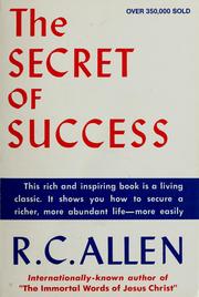 Cover of: The secret of success