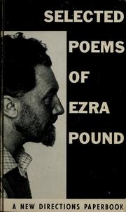 Cover of: Selected poems. by Ezra Pound