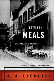 Cover of: Between Meals: An Appetite for Paris