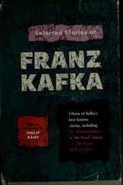 Cover of: Selected short stories by Franz Kafka