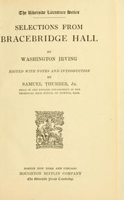 Cover of: Selections from Bracebridge Hall