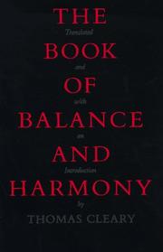 Cover of: The book of balance and harmony by Daochun Li