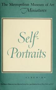 Cover of: Self-portraits.