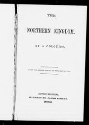 Cover of: The northern kingdom