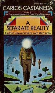 Cover of: A seperate reality by Carlos Castaneda