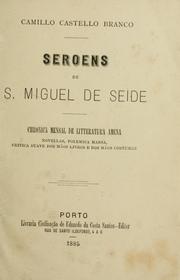 Cover of: Seroens de S. Miguel de Seide by Camilo Castelo Branco