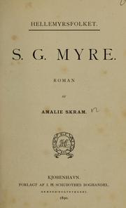 Cover of: S.G.Myre