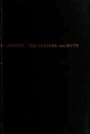 Cover of: Sex, culture, and myth