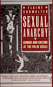 Sexual anarchy by Elaine Showalter
