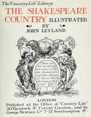 Cover of: The Shakespeare country illustrated by Leyland, John