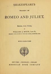 the tragedy of romeo and juliet by william shakespeare